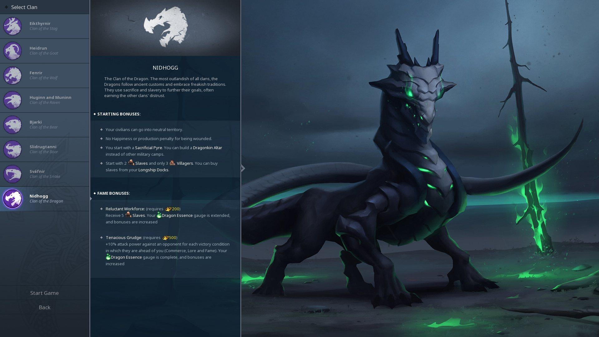 Screen Shot image 0 Northgard - Nidhogg, Clan Of The Dragon DLC رابط هديه ستيم