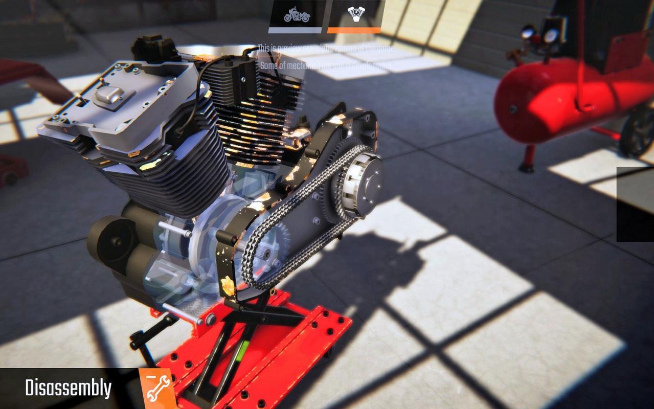 Screen Shot image 1 Biker Garage: Mechanic Simulator ستيم كود رقمي