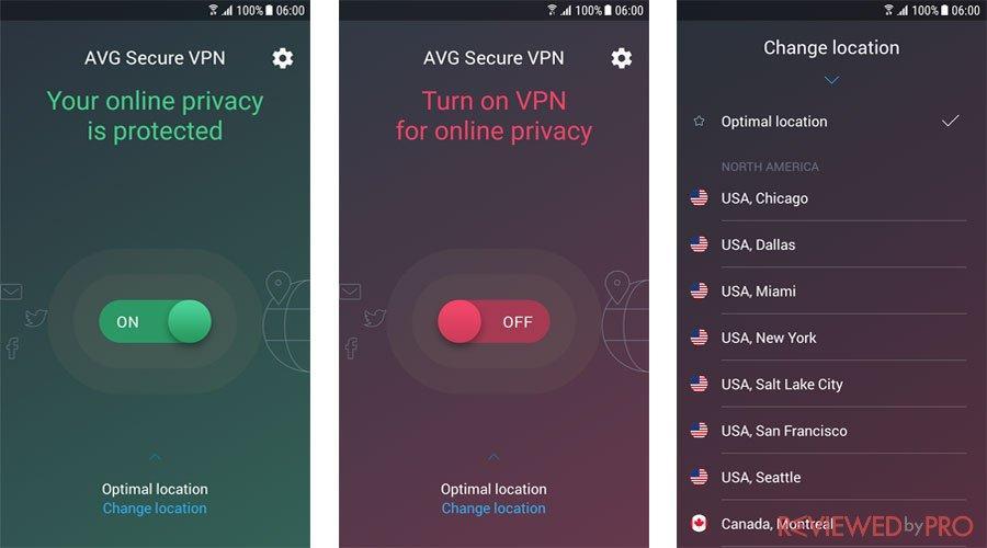 Screen Shot image 2 AVG Secure VPN مفتاح (1 سنه / 5 اجهزة)