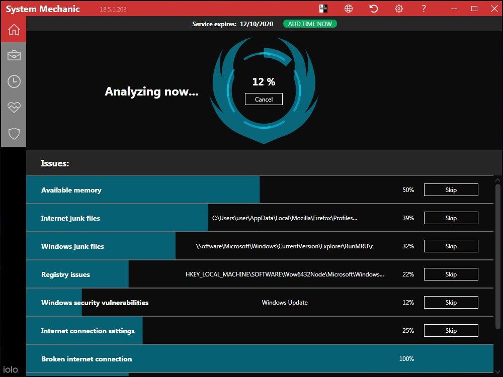 Screen Shot image 1 Iolo System Mechanic 2023 مفتاح (1 سنه / 5 اجهزة كمبيوتر مكتبي)