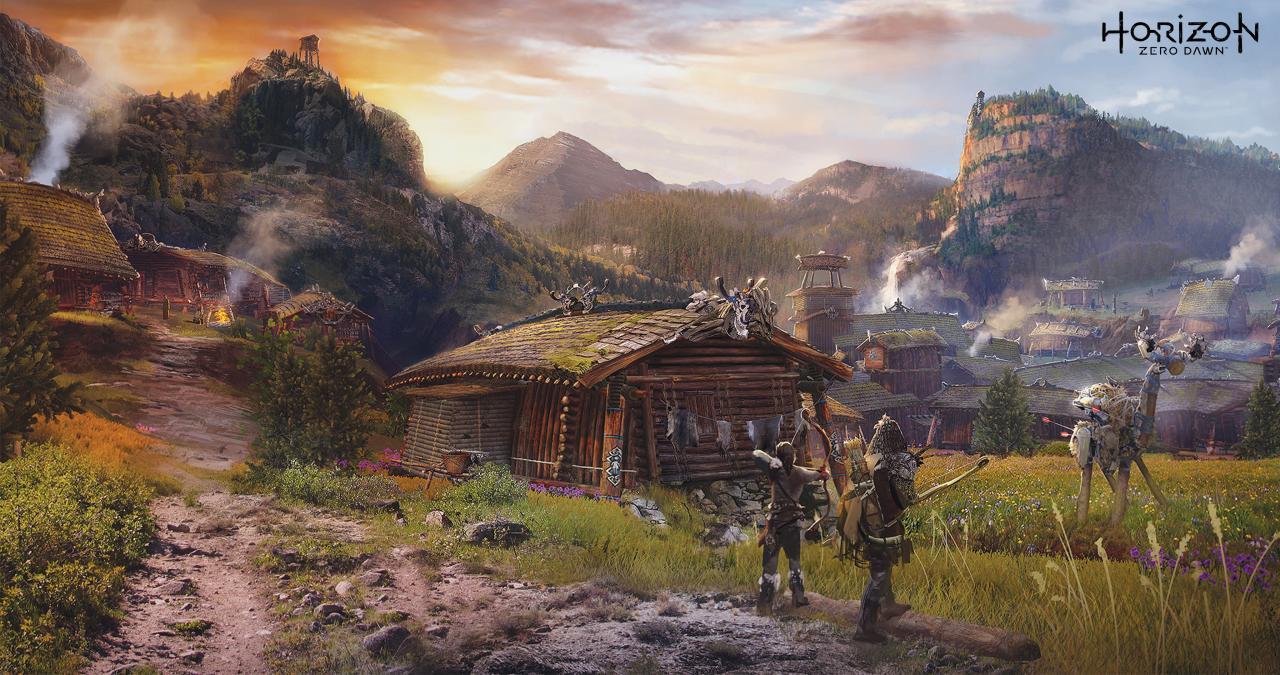 Screen Shot image 1 Horizon Zero Dawn - Digital Art Book + اصدار نسخة الديلوكس Theme DLC اوروبي بلايستيشن 4 كود رقمي
