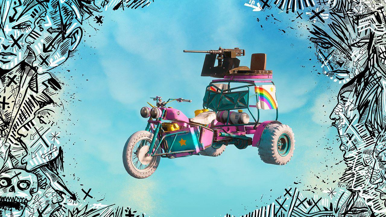 Screen Shot image 0 Far Cry New Dawn - Unicorn Trike DLC امريكي بلايستيشن 4 كود رقمي