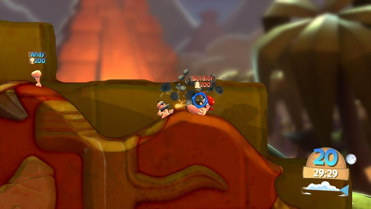 Screen Shot image 0 Worms Battlegrounds امريكي اكسبوكس 1 كود رقمي