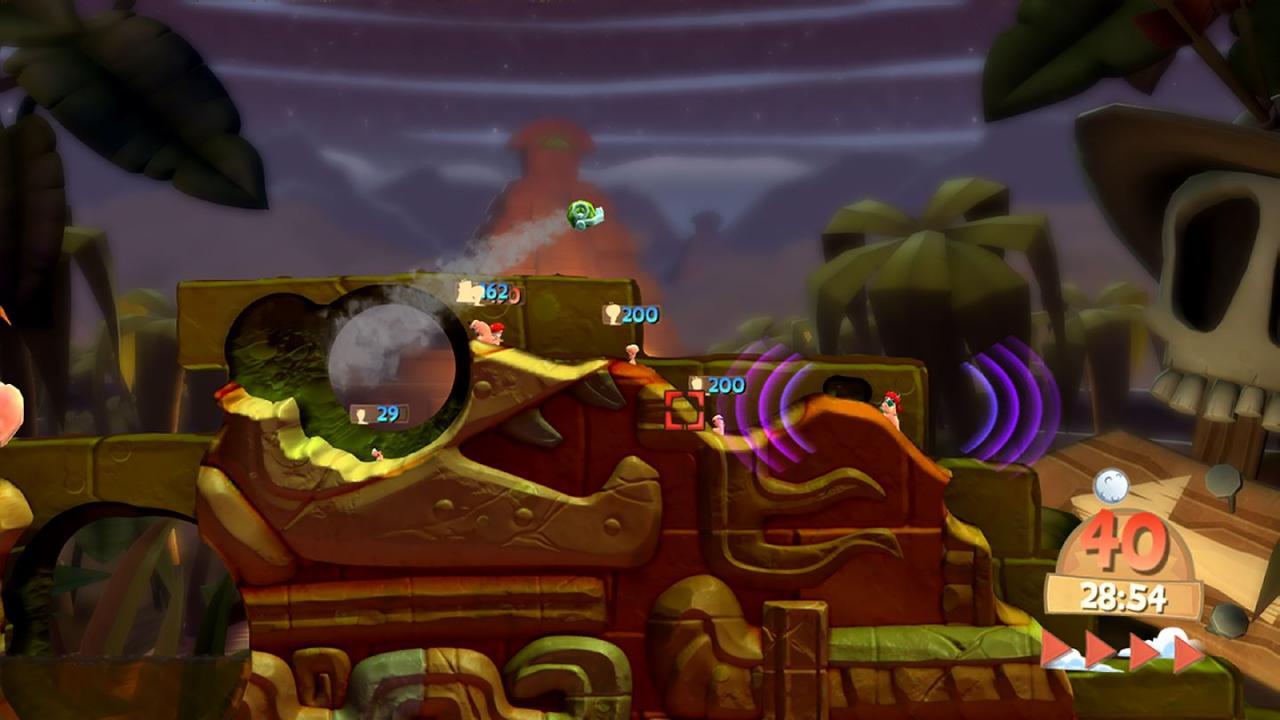 Screen Shot image 2 Worms Battlegrounds امريكي اكسبوكس 1 كود رقمي