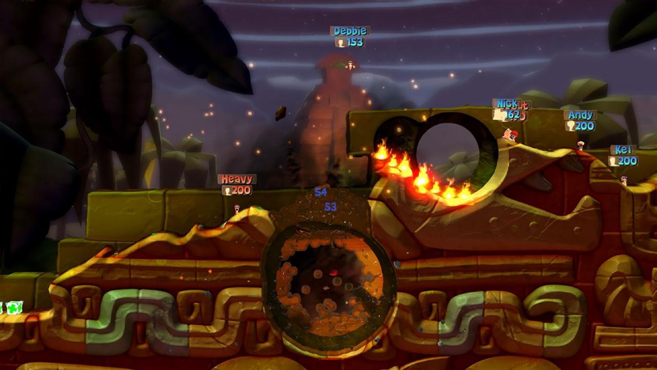 Screen Shot image 3 Worms Battlegrounds امريكي اكسبوكس 1 كود رقمي