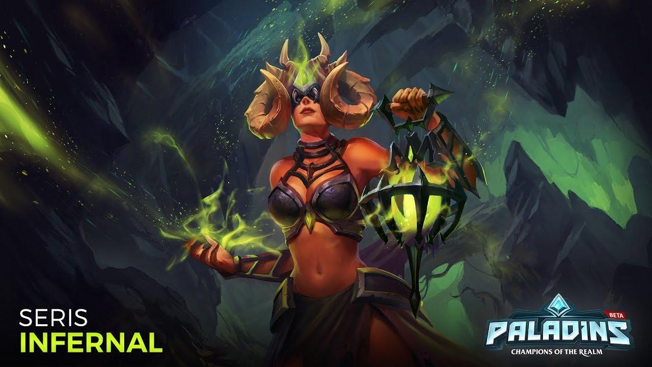 Screen Shot image 0 Paladins - Infernal Skin For Seris Digital Download كود رقمي