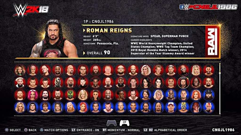 Screen Shot image 1 WWE 2K18 اوروبي بي سي ستيم كود رقمي