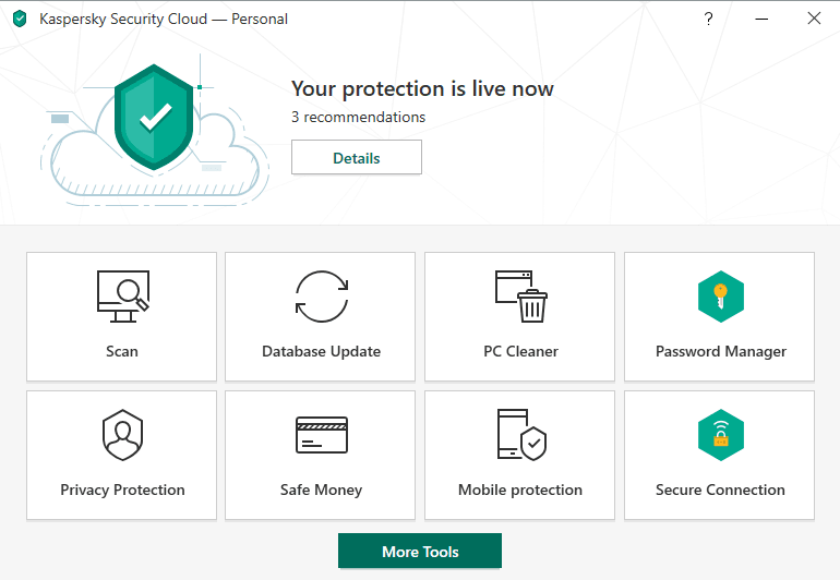 Screen Shot image 0 Kaspersky Security Cloud Personal (1 سنه / 3 اجهزة)