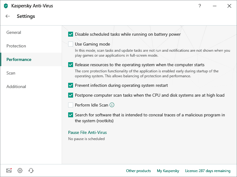 Screen Shot image 3 Kaspersky Anti Virus 2021 مفتاح (1 سنه / 1 جهاز)