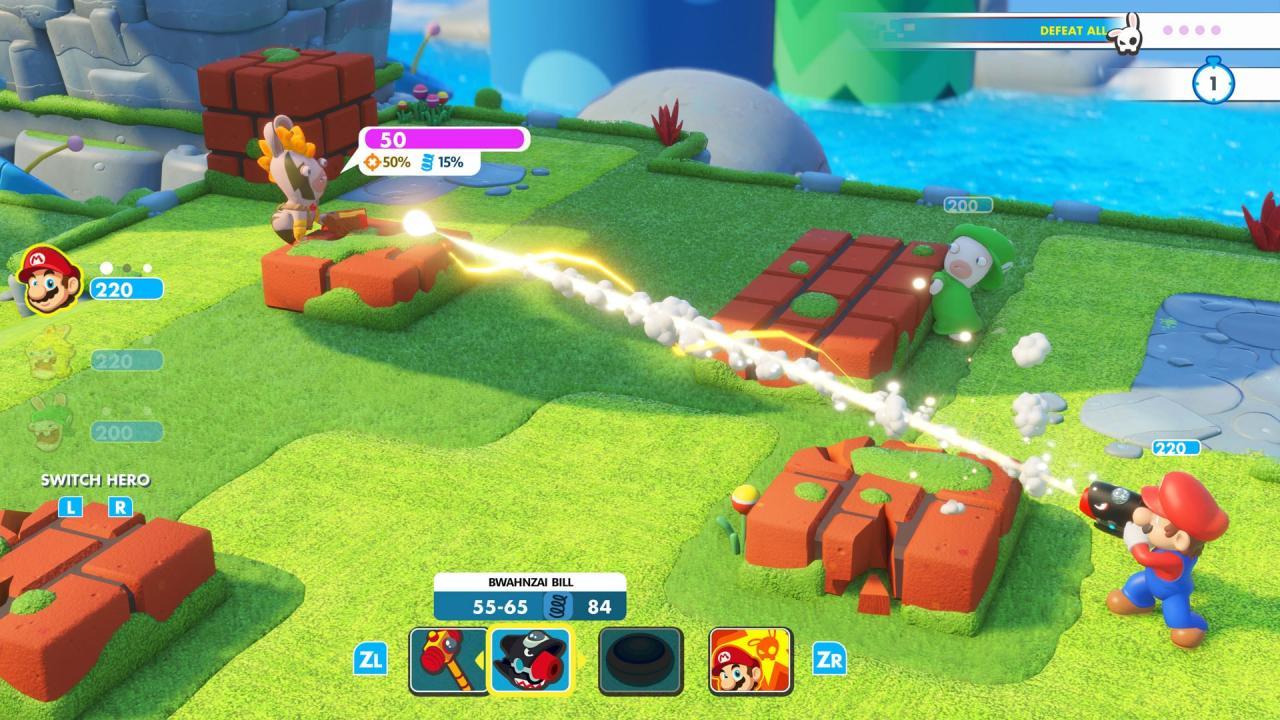 Screen Shot image 4 Mario + Rabbids Kingdom Battle اصدار النسخة الذهبية اوروبي نينتندو سويتش كود رقمي