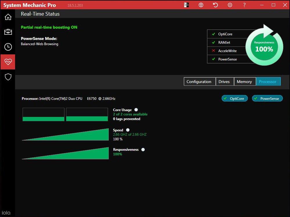 Screen Shot image 4 Iolo System Mechanic Pro مفتاح (1 سنه / 1 بي سي)