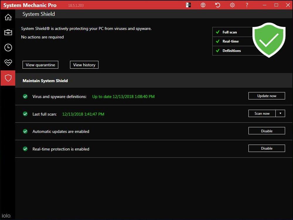 Screen Shot image 5 Iolo System Shield AntiVirus And AntiSpyware 2023 مفتاح (1 سنه / 1 بي سي)