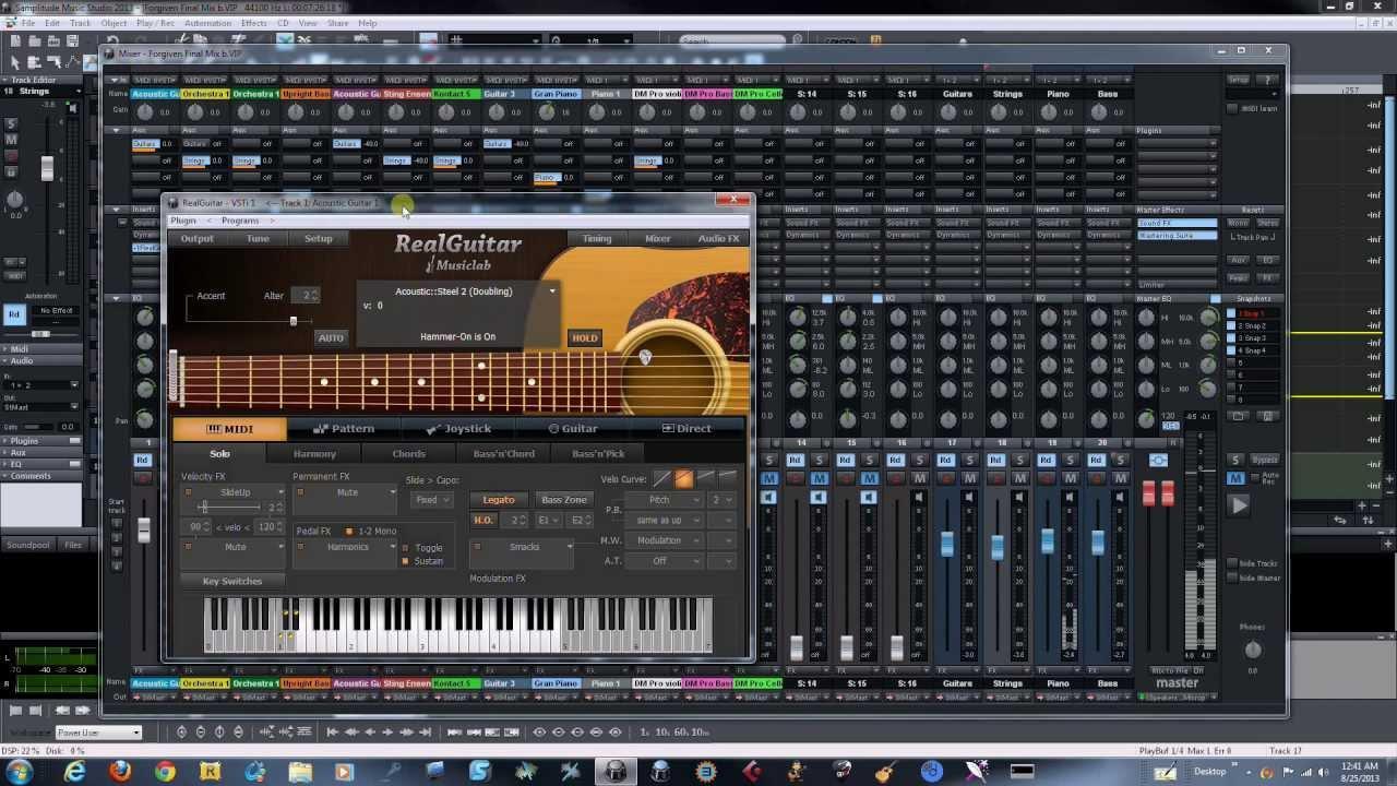 Screen Shot image 7 MAGIX Samplitude Music Studio 2017 كود رقمي