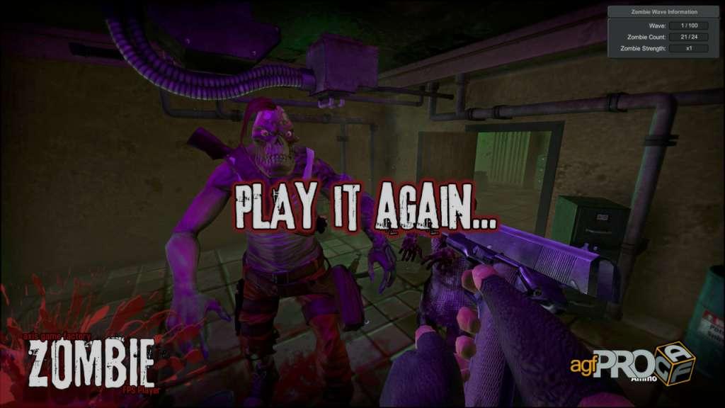 Screen Shot image 3 Axis Game Factory'S AGFPRO Zombie FPS Player DLC بي سي ستيم كود رقمي