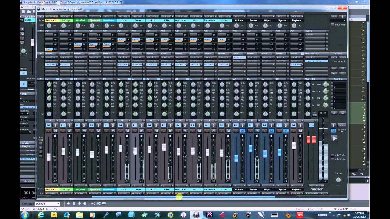 Screen Shot image 8 MAGIX Samplitude Music Studio 2017 كود رقمي