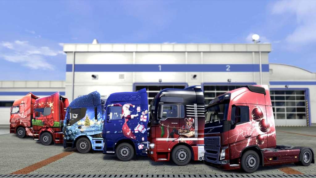 Euro Truck Simulator 2 - Christmas Paint Jobs Pack ستيم كود رقمي