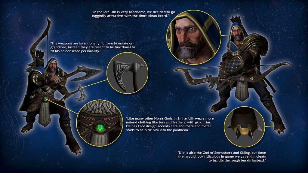 Screen Shot image 2 SMITE - Ullr & Ullr Wyrm Slayer Hunter Skin كود رقمي