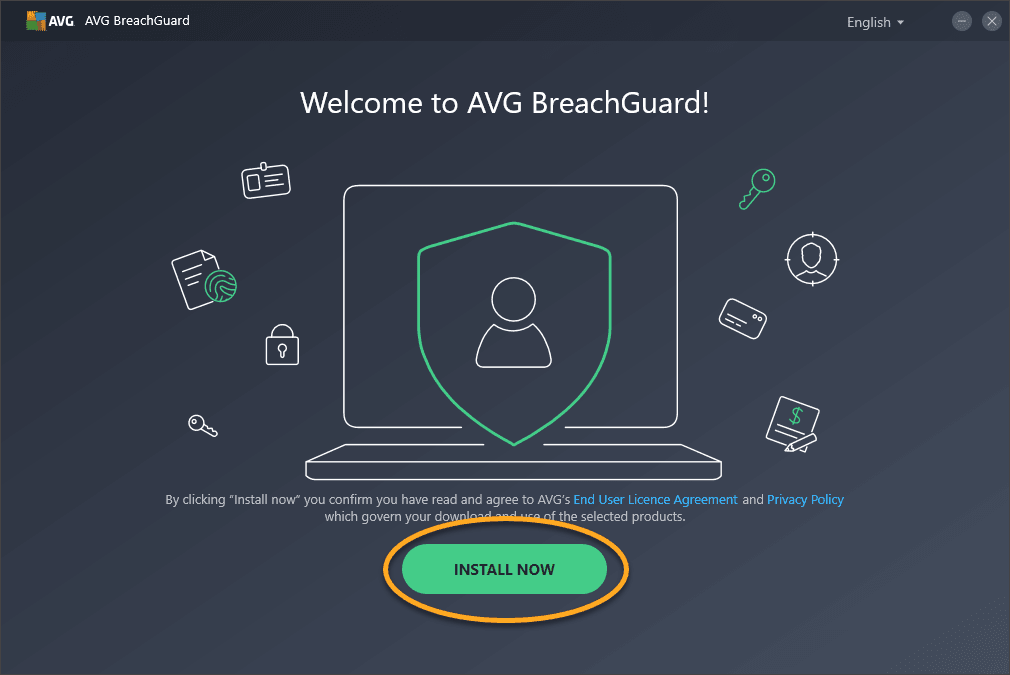 Screen Shot image 1 AVG BreachGuard مفتاح (1 سنه / 1 بي سي)