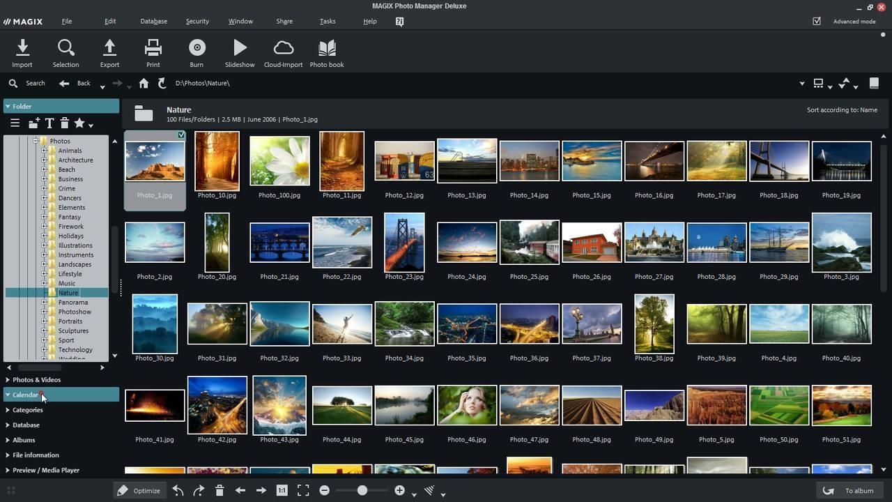 Screen Shot image 1 MAGIX Photo Manager ديلوكس كود رقمي