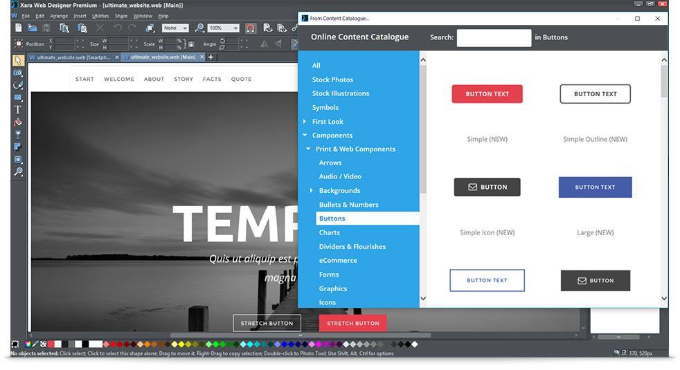 Screen Shot image 0 MAGIX Xara Web Designer بريميوم 15 كود رقمي