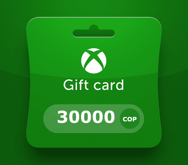 إكس بوكس Live COP 30000 Prepaid بطاقة CO