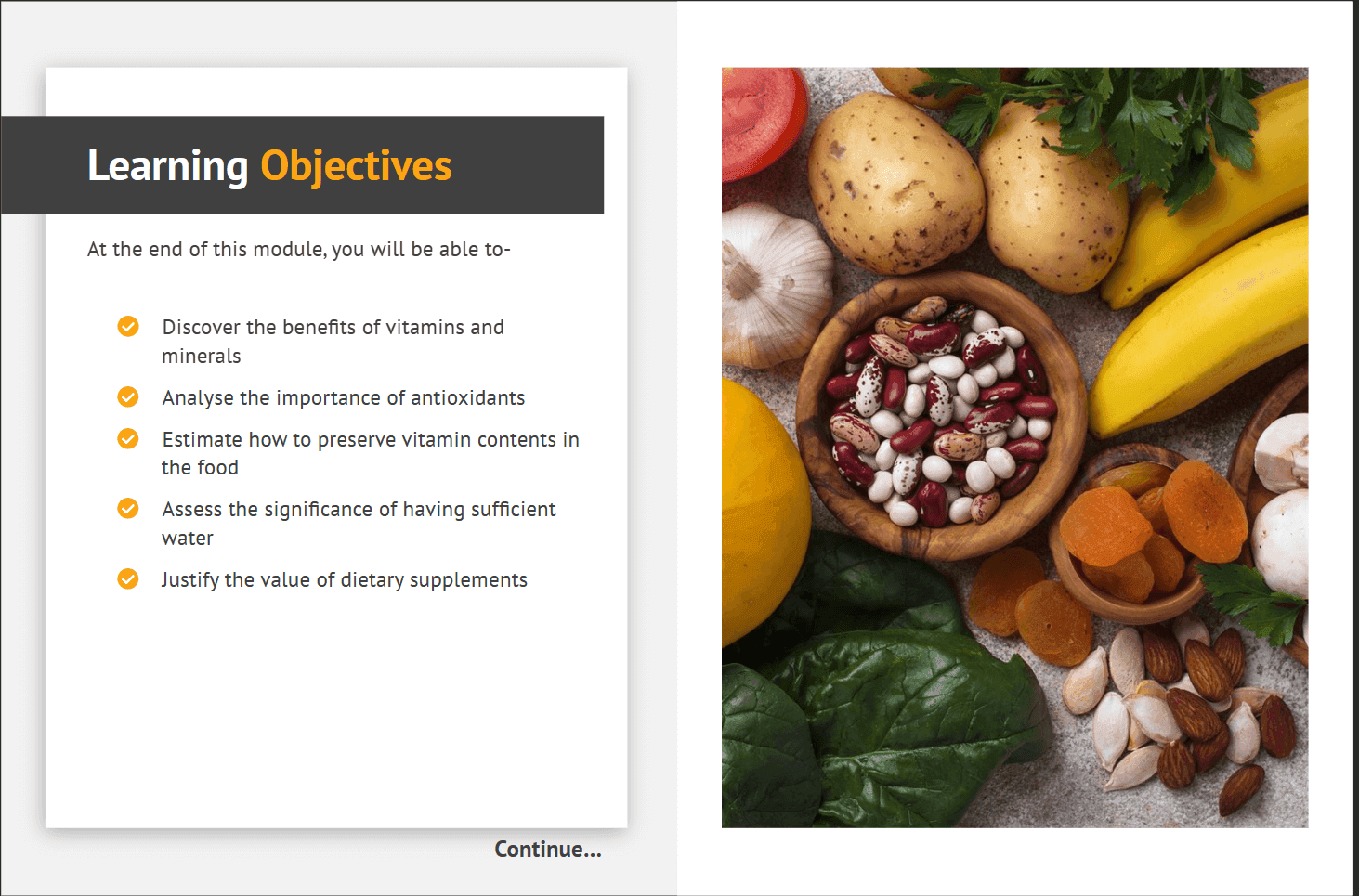 Screen Shot image 1 Diet And Nutrition Diploma Alpha Academy كود
