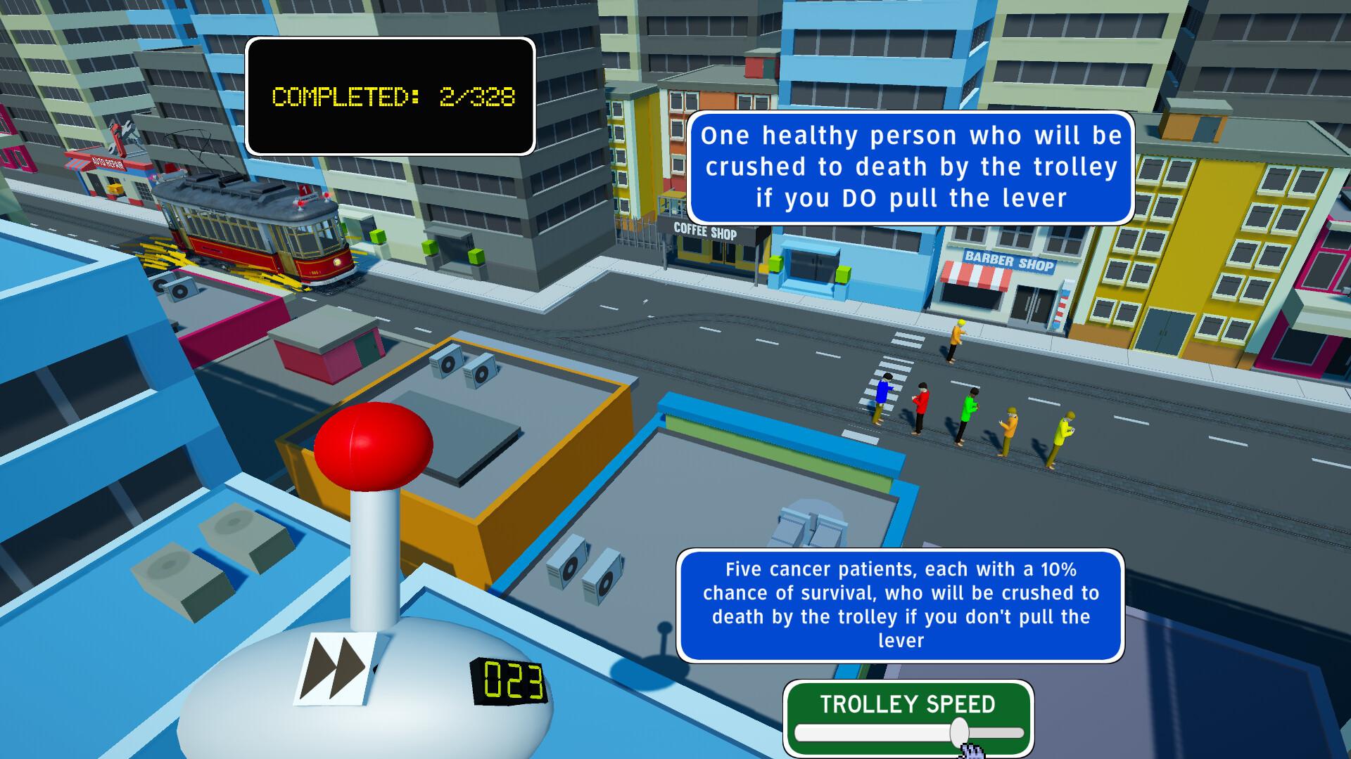 Screen Shot image 5 The Trolley Problem Game بي سي ستيم كود رقمي
