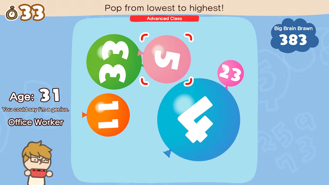 Screen Shot image 0 Big Brain Academy: Brain Vs Brain نينتندو سويتش Online حساب Activation