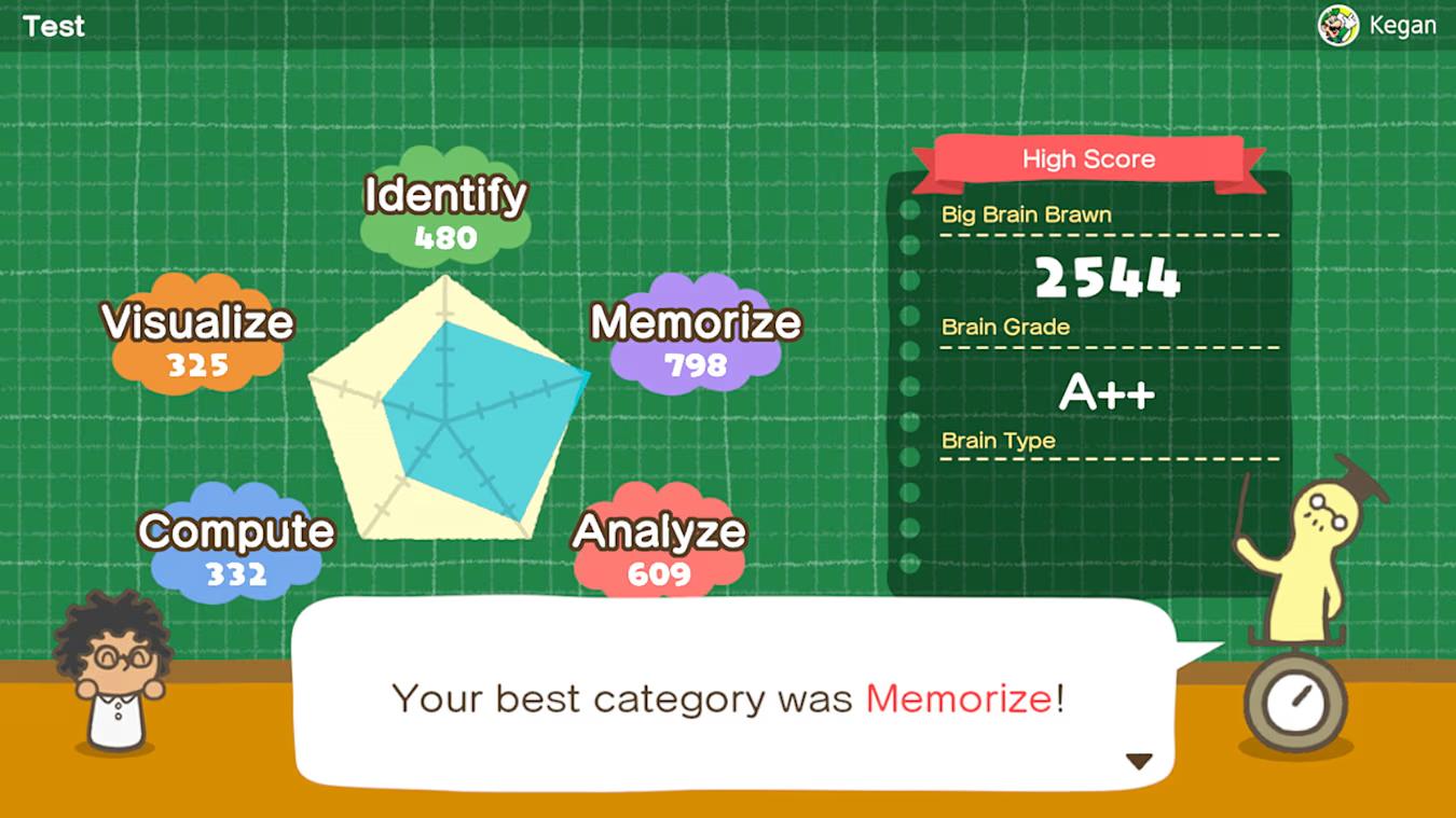 Screen Shot image 1 Big Brain Academy: Brain Vs Brain نينتندو سويتش Online حساب Activation