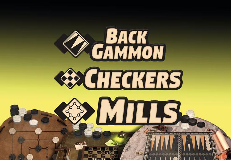Backgammon + Checkers + Mills بي سي ستيم كود رقمي