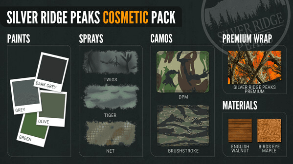 TheHunter: Call Of The Wild - Silver Ridge Peaks Cosmetic Pack DLC بي سي ستيم كود رقمي