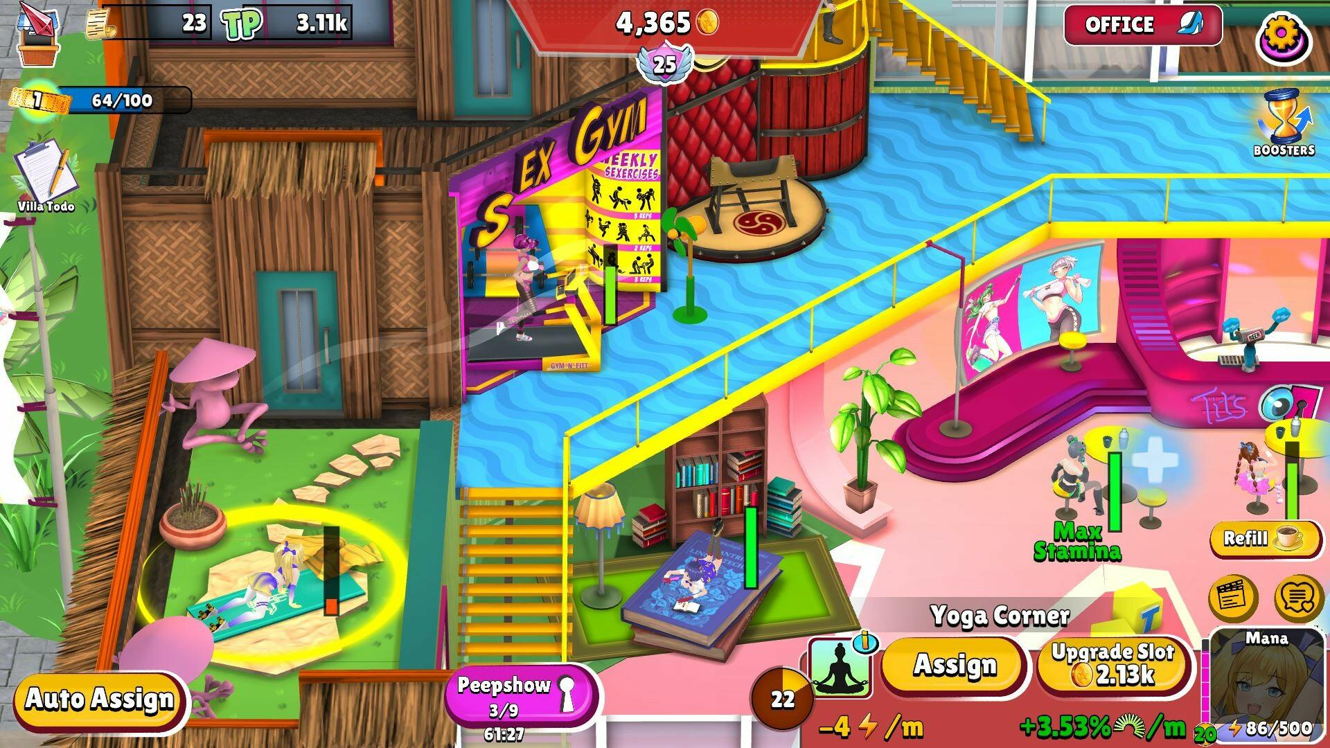 Voyeur Villa - Harem Manager بي سي ستيم كود رقمي