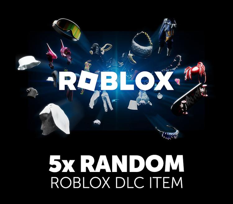 5 x Mystery Roblox DLC Items Key