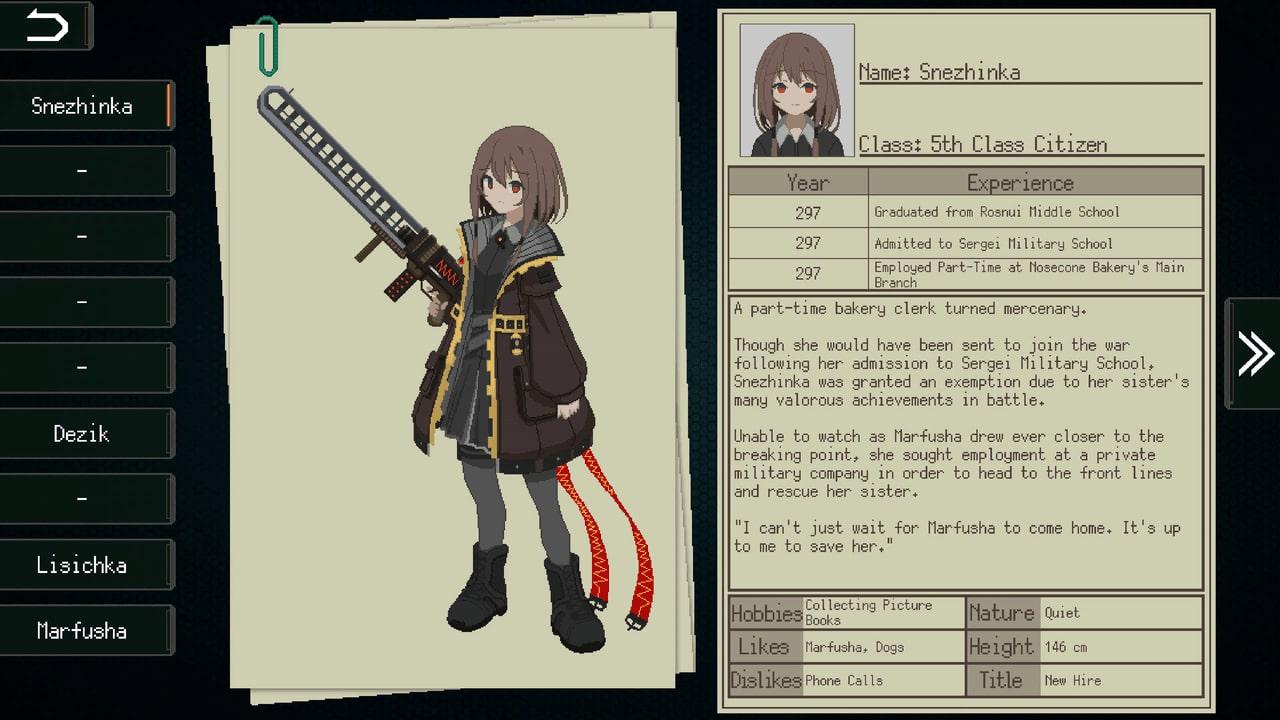 Screen Shot image 1 Snezhinka:Sentinel Girls2 اوروبي نينتندو سويتش كود رقمي