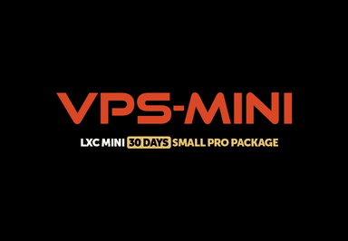 VPS - LXC Mini 30 ايام - Small Pro حزمة