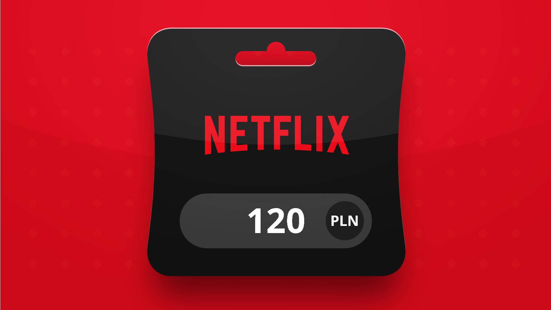 Netflix PLN 120 هدية بطاقة PL
