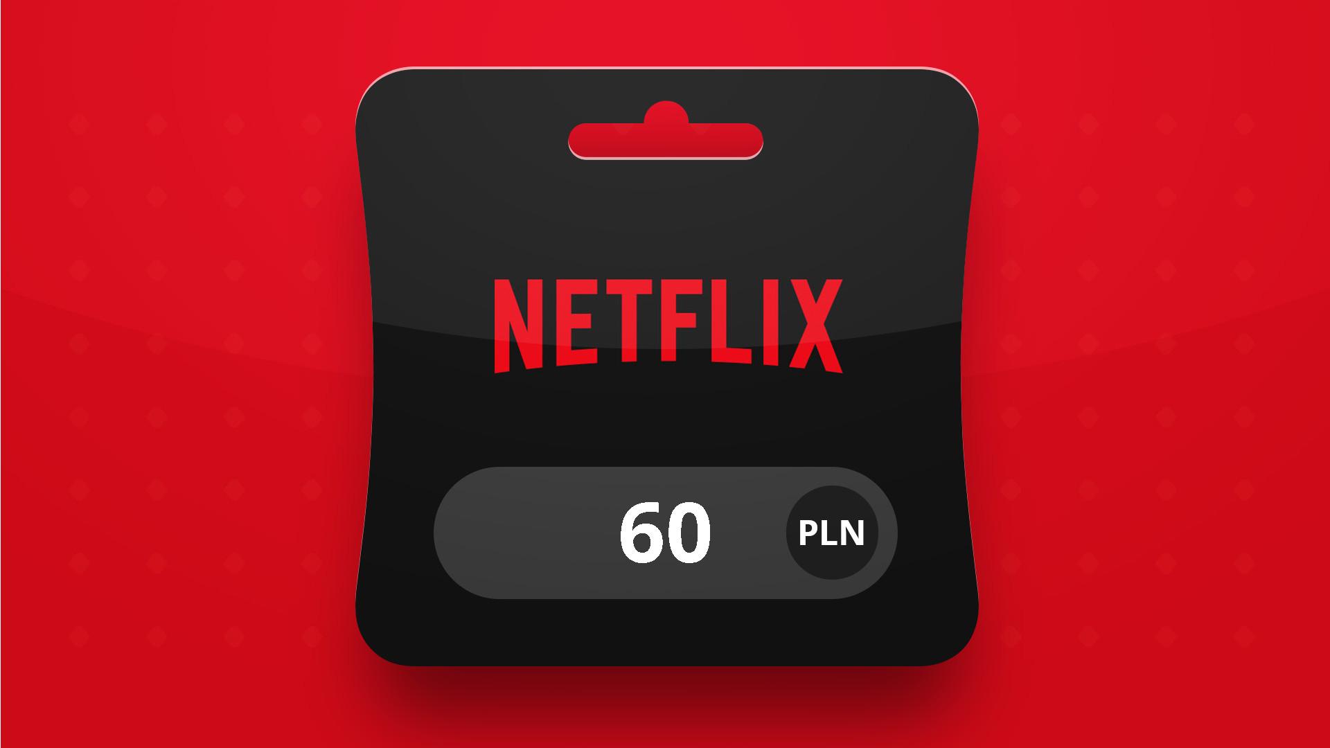 Netflix PLN 60 هدية بطاقة PL
