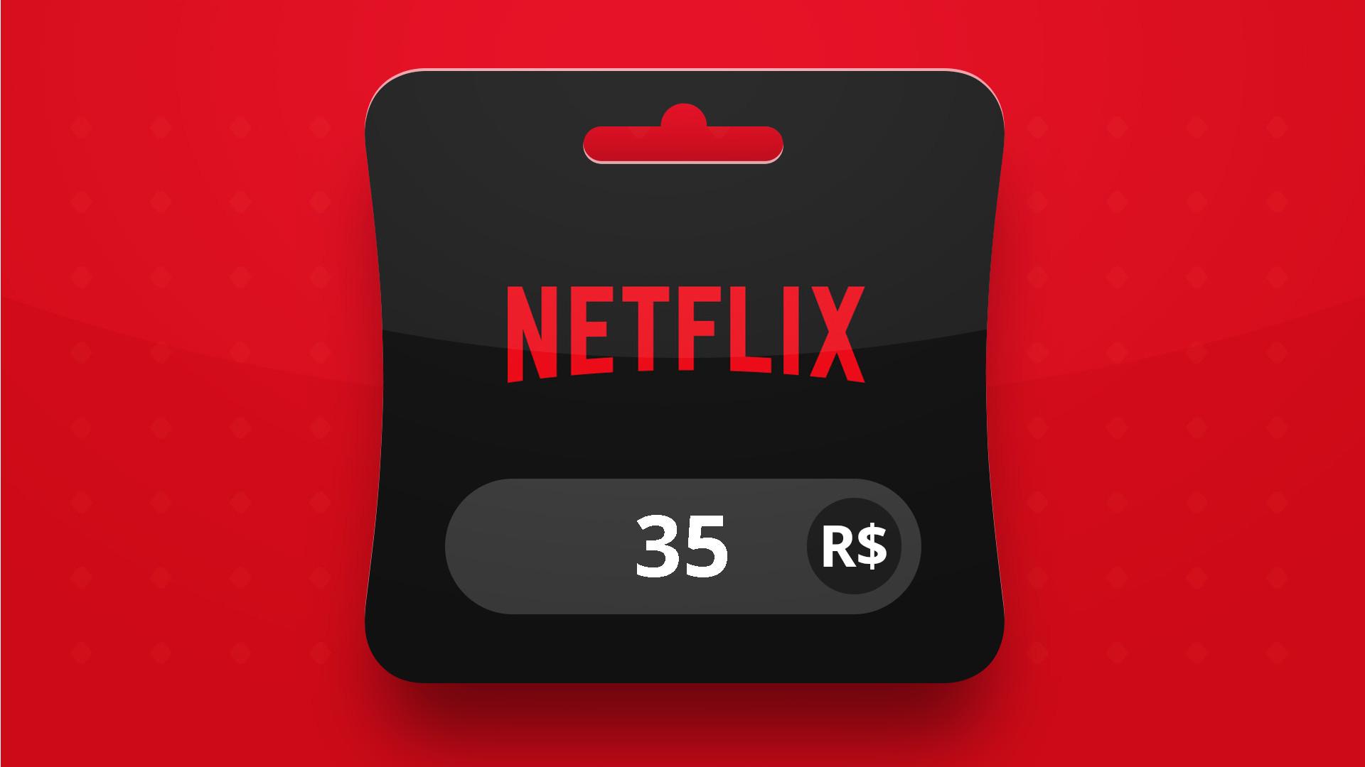 Netflix BRL 35 هدية بطاقة برازيلي