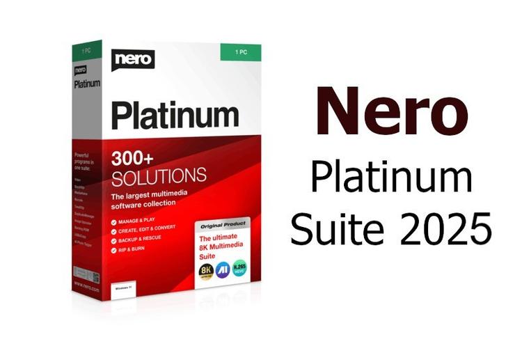 Nero Platinum 2025 Suite SE كود رقمي (1 سنه/ 1 بي سي)