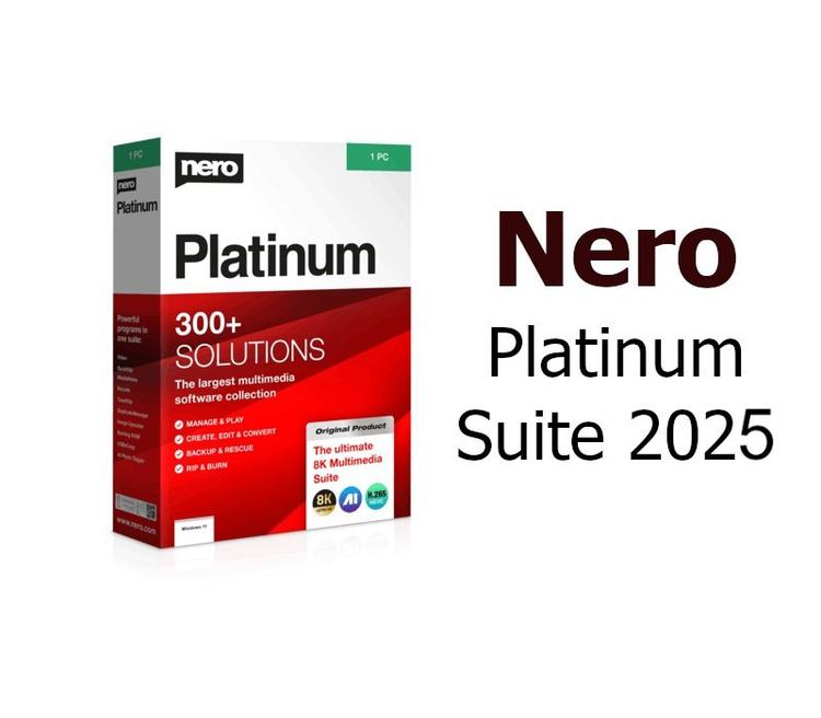 Nero Platinum 2025 Suite SE كود رقمي (1 سنه/ 1 بي سي)