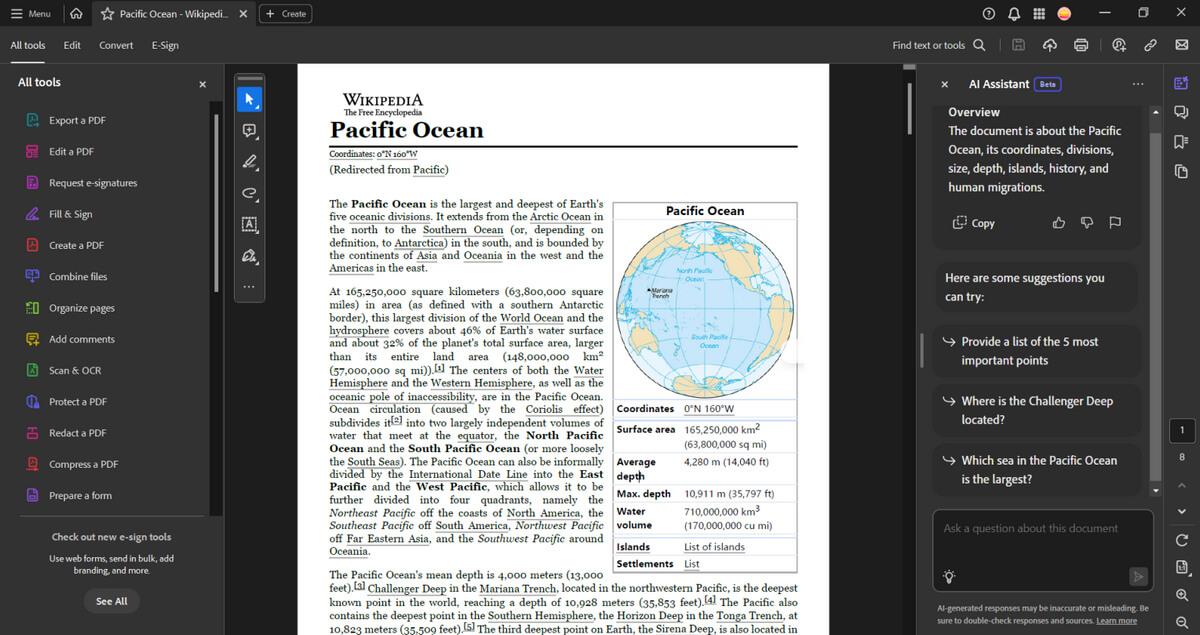 Screen Shot image 0 Adobe AI Assistant For Acrobat - 1 سنه اشتراك مفتاح