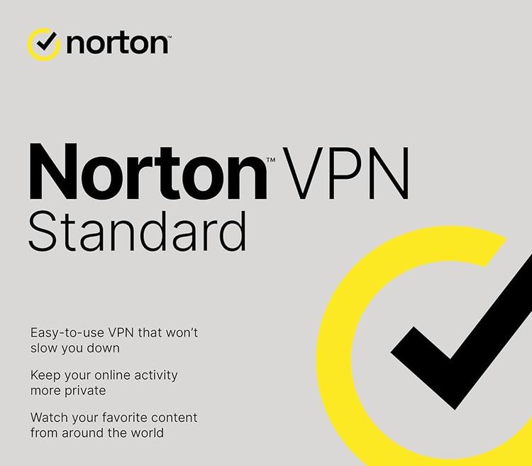 Norton VPN Standard اوروبي مفتاح (1 سنه / 1 جهاز)