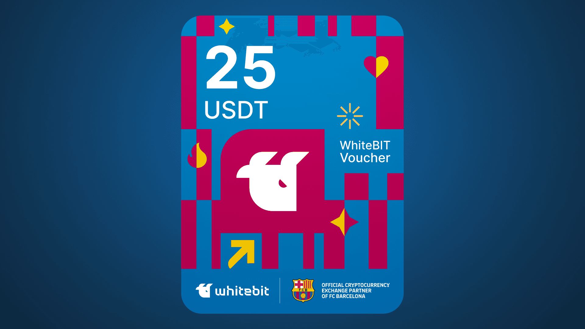 Screen Shot image 0 WhiteBIT - FC Barcelona اصدار - 25 USDT Voucher