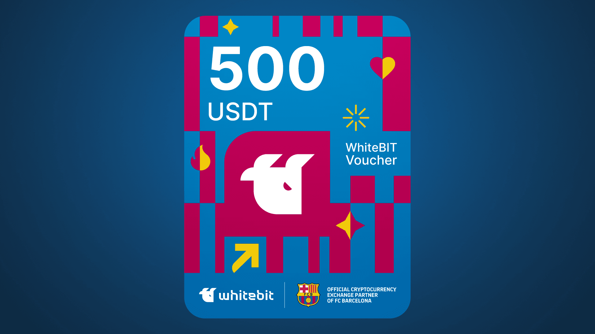 Screen Shot image 0 WhiteBIT - FC Barcelona اصدار - 500 USDT Voucher