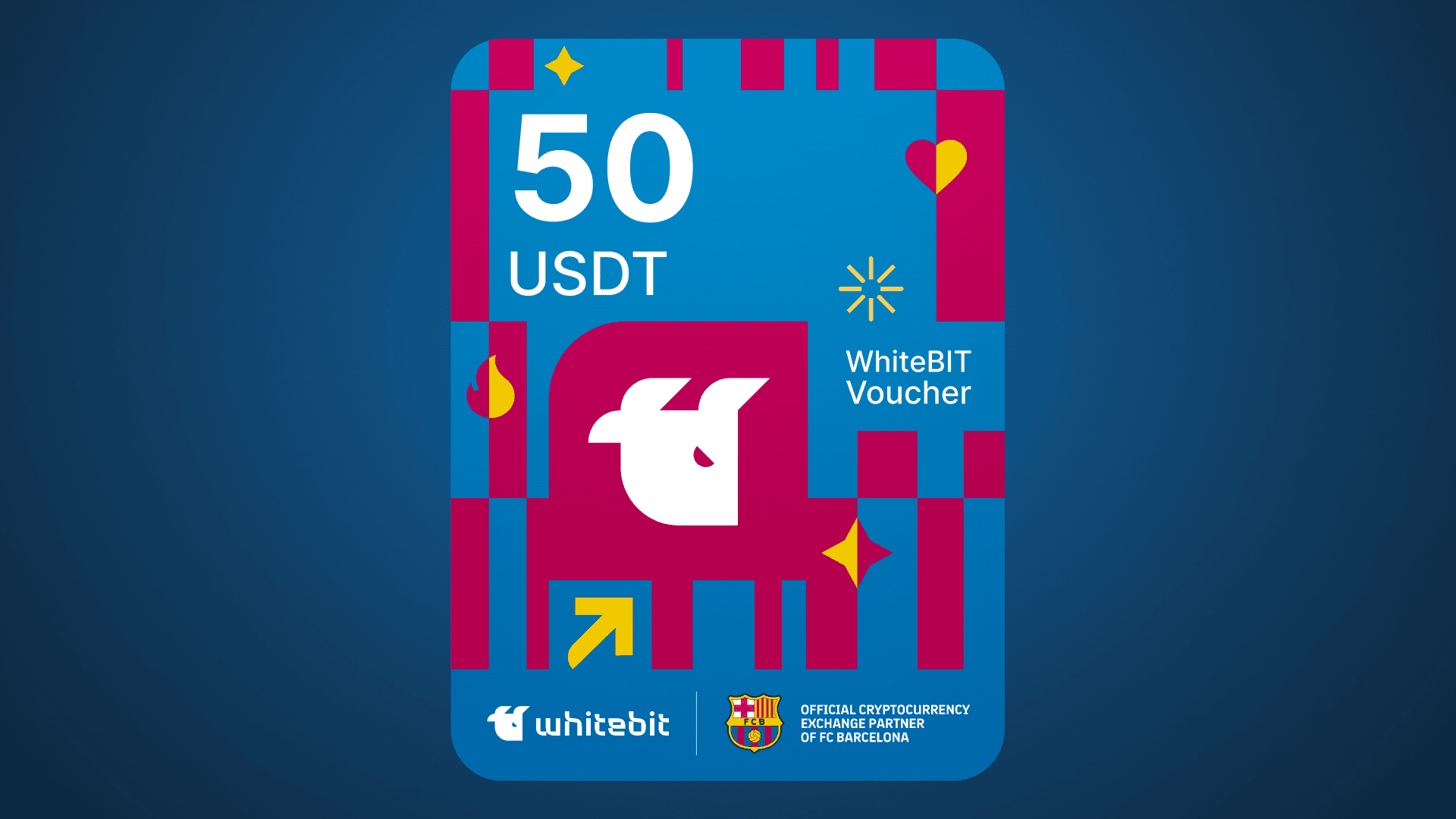 Screen Shot image 0 WhiteBIT - FC Barcelona اصدار - 50 USDT Voucher