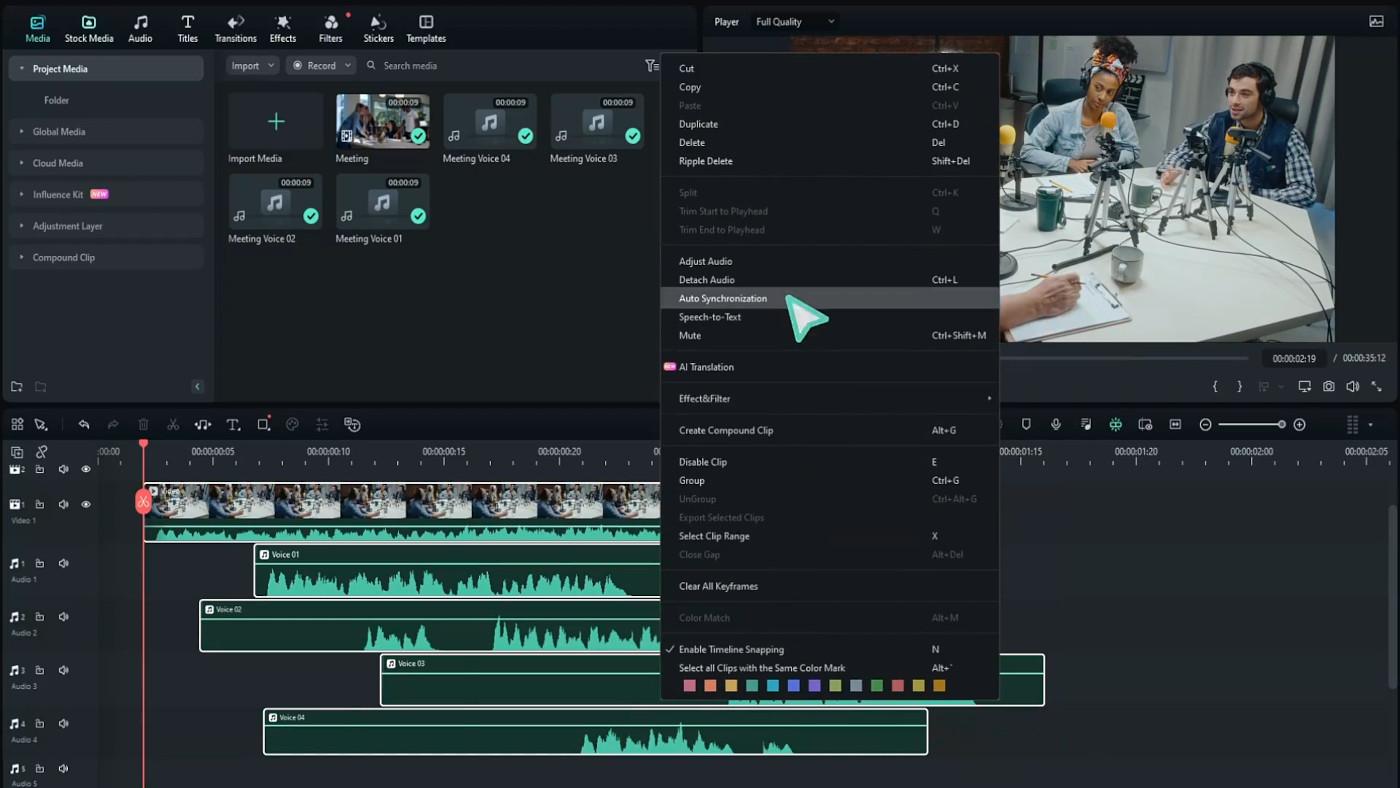 Screen Shot image 2 Wondershare Filmora 14 Video Editor كود رقمي (مدى الحياة / 1 بي سي)