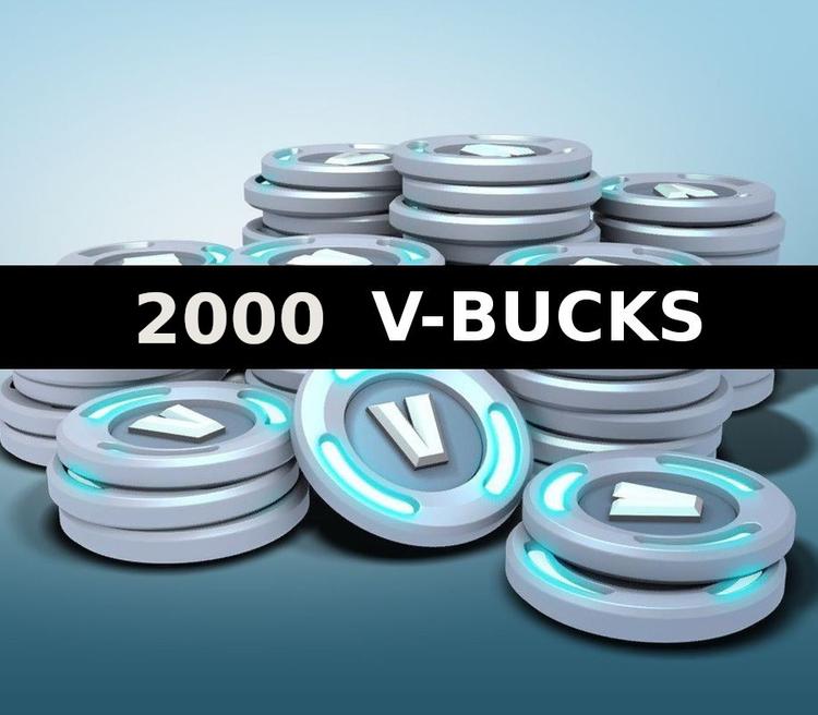 Fortnite - 2000 V-Bucks بي سي ايبك قيمز حساب