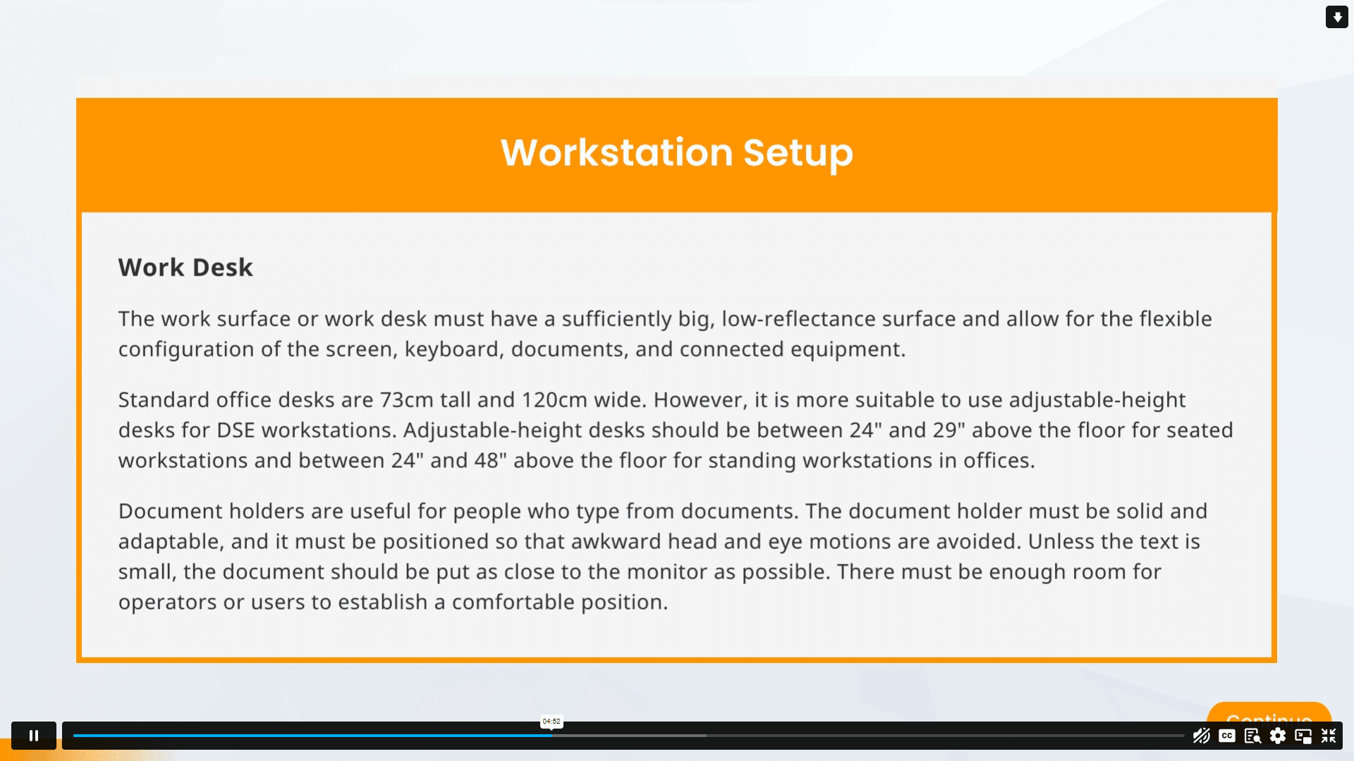 Screen Shot image 1 Office Ergonomics – Create A Productive Workspace John Academy كود