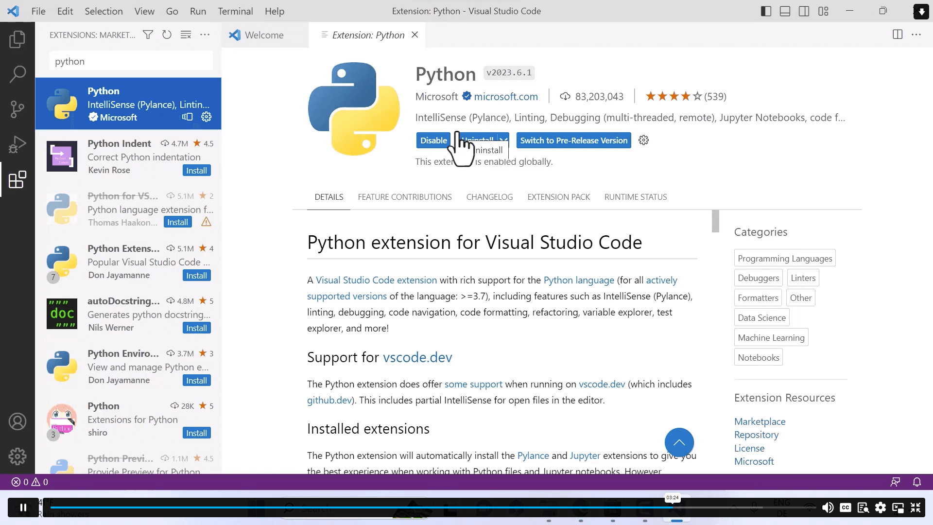 Screen Shot image 0 Python كود For Game Developers John Academy كود