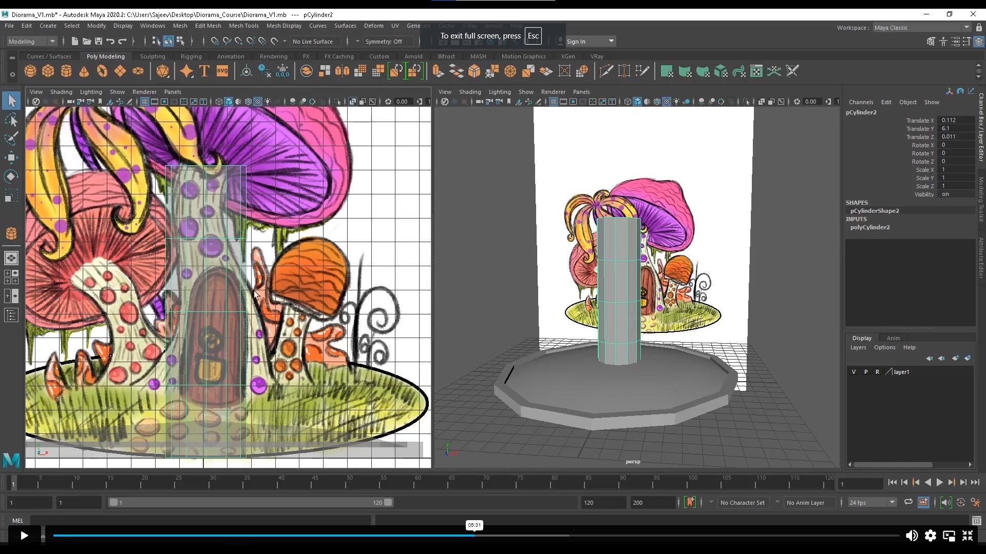 Screen Shot image 2 Create Amazing Daromas In Maya Alpha Academy كود